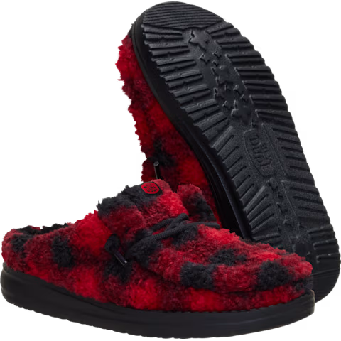 HEY DUDE - YOUTH WALLY SLIPPER Y BUFFALO PLAID