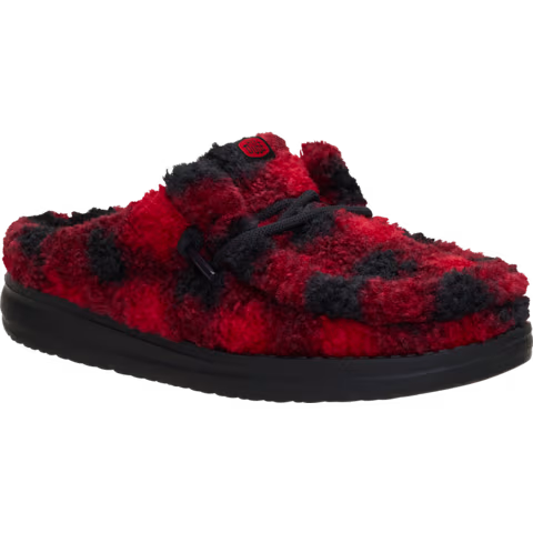 HEY DUDE - YOUTH WALLY SLIPPER Y BUFFALO PLAID