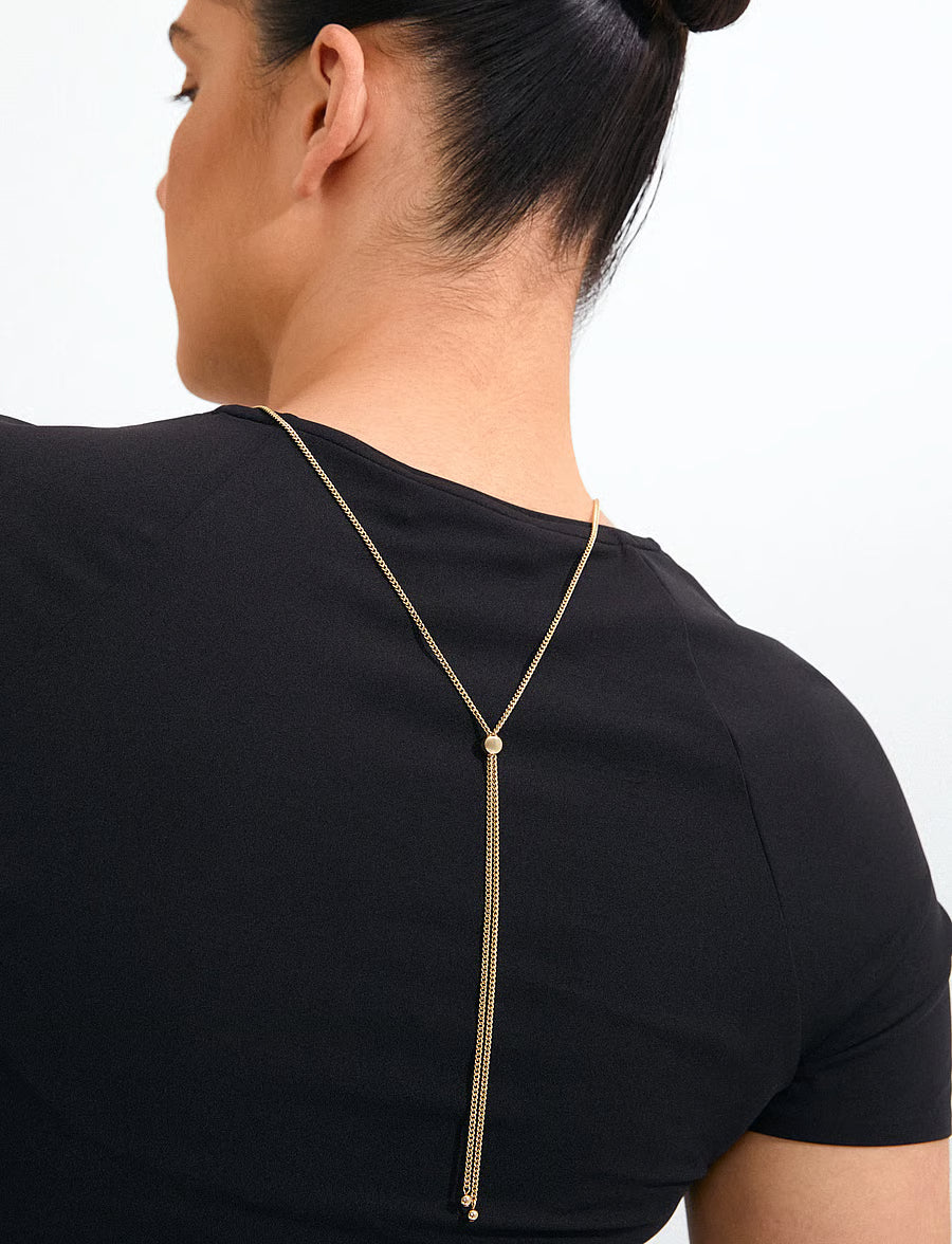 PILGRIM - NOW NECKLACE GOLD/RED