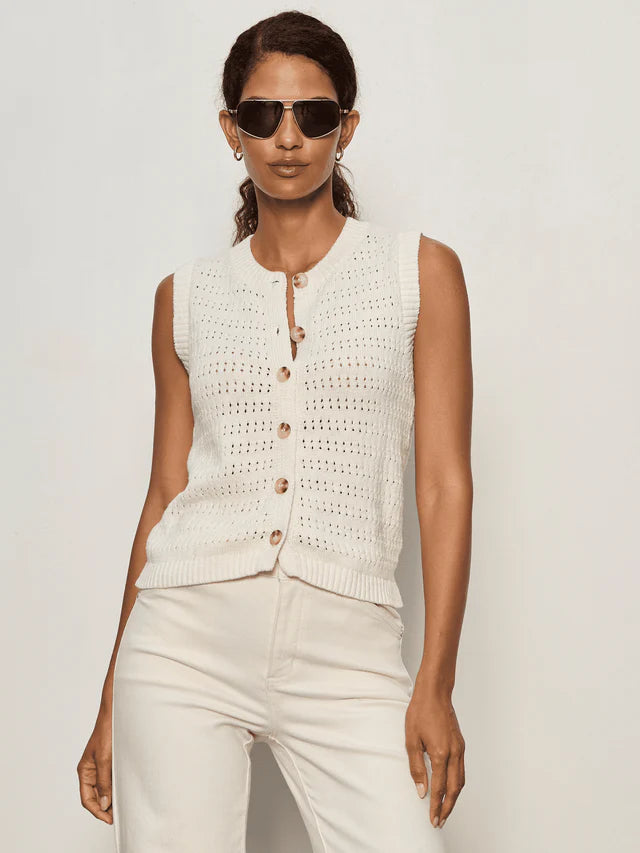 SANCTUARY - WOMEN'S POINTELLE SHELL