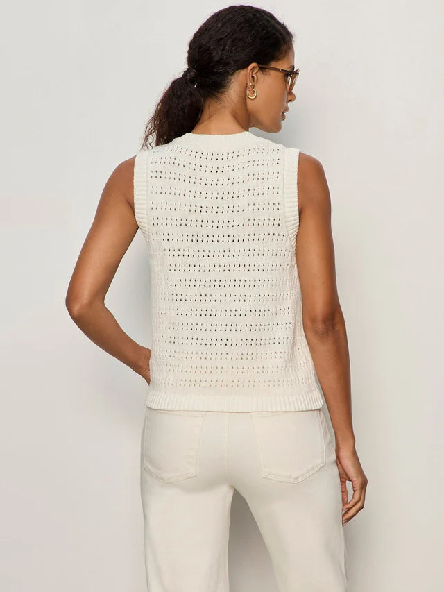 SANCTUARY - WOMEN'S POINTELLE SHELL