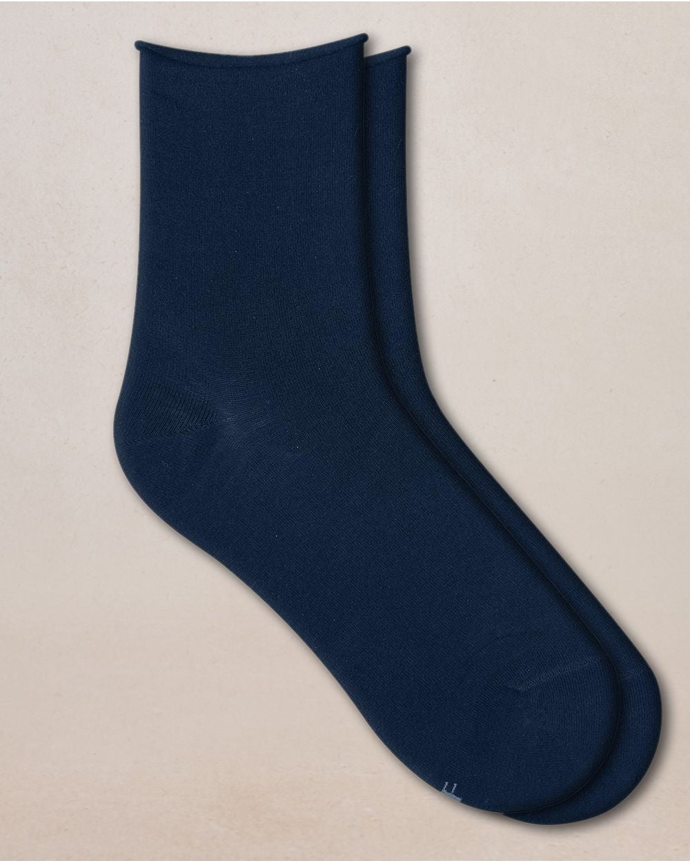 BLEUFORET - WOMEN'S SOLID COLORS VELVET COTTON ANKLE SOCKS