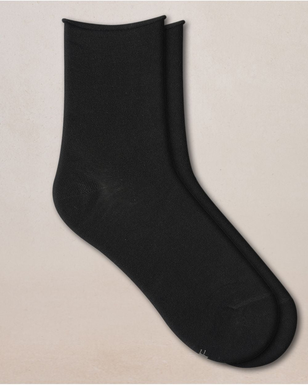 BLEUFORET - WOMEN'S SOLID COLORS VELVET COTTON ANKLE SOCKS