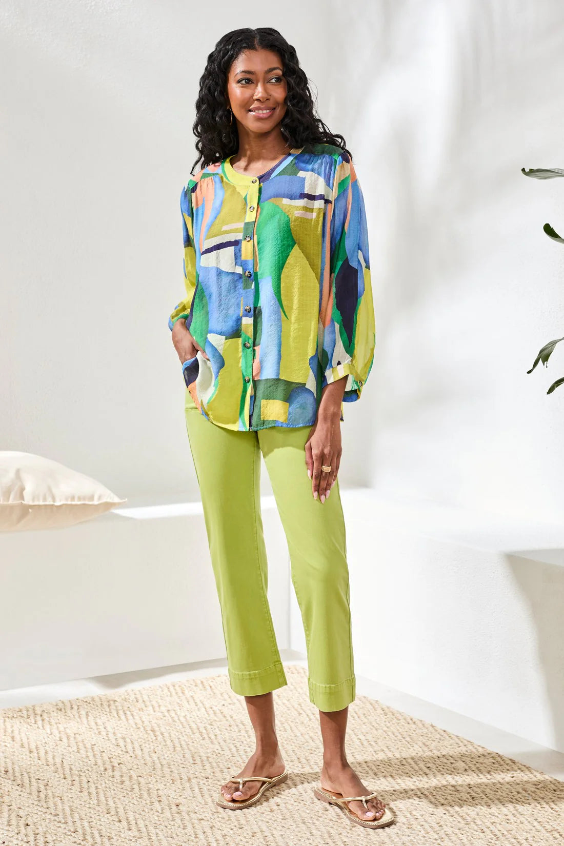 TRIBAL - WOMEN'S BLOUSE 5539O-4996