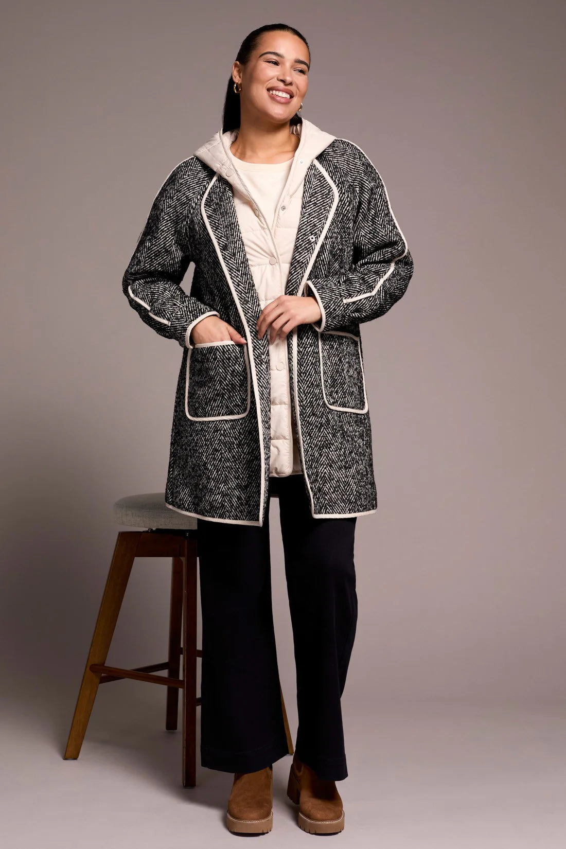 TRIBAL - WOMENS Lightweight Fooler COAT 2331O