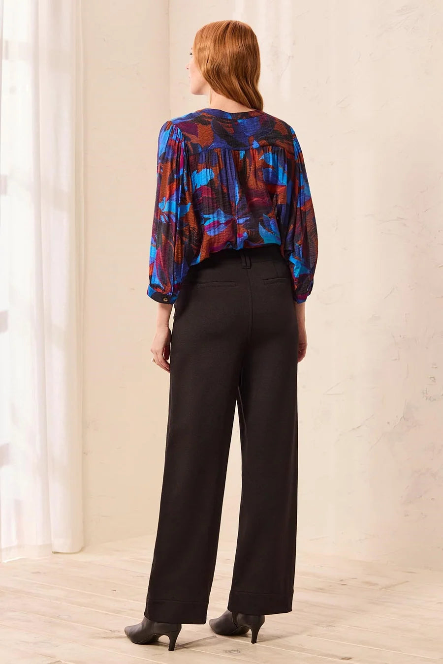 TRIBAL - HIGH RISE FLY FRT ANKLE PANT