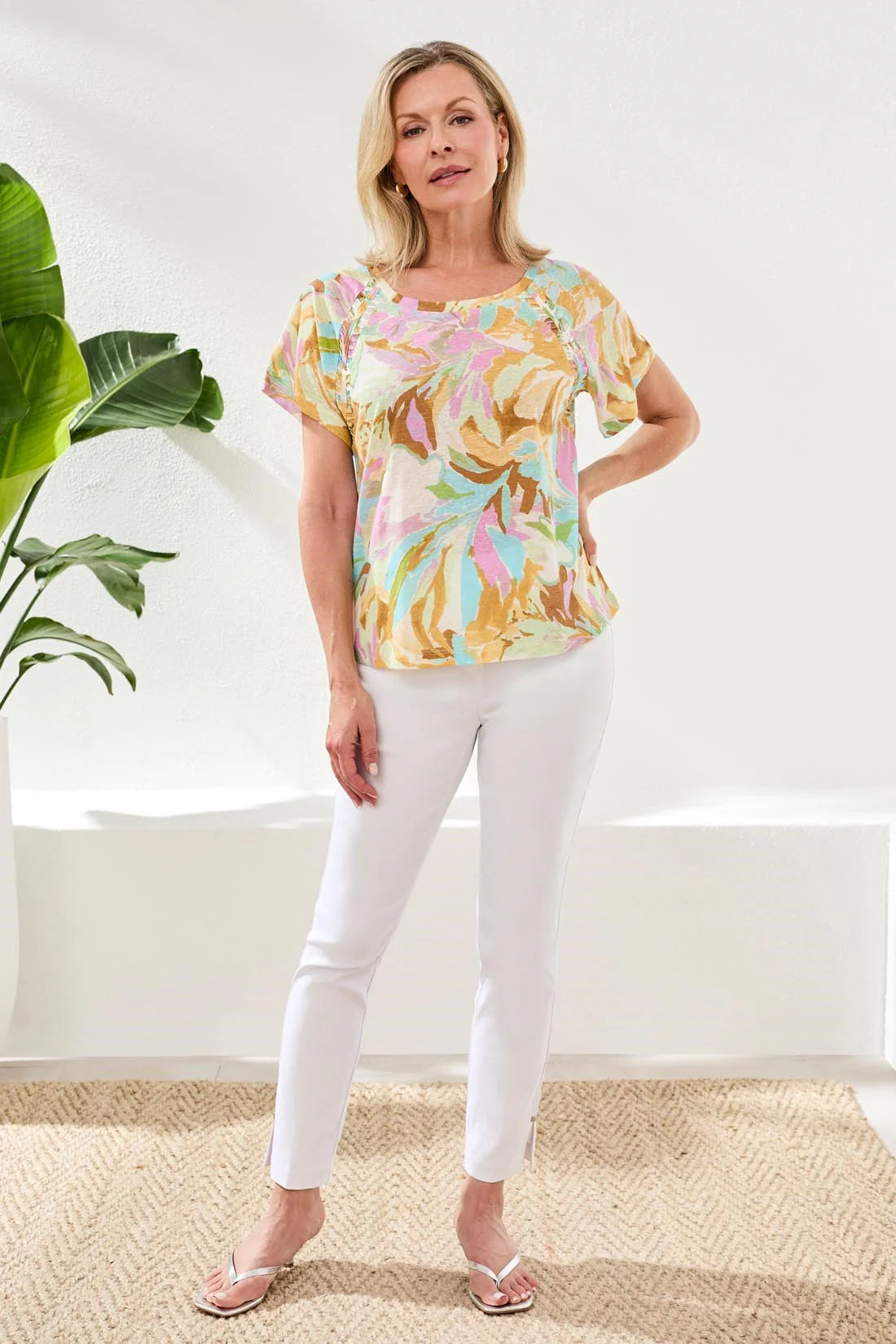 TRIBAL - WOMEN'S KNIT TOP 2435O-1557