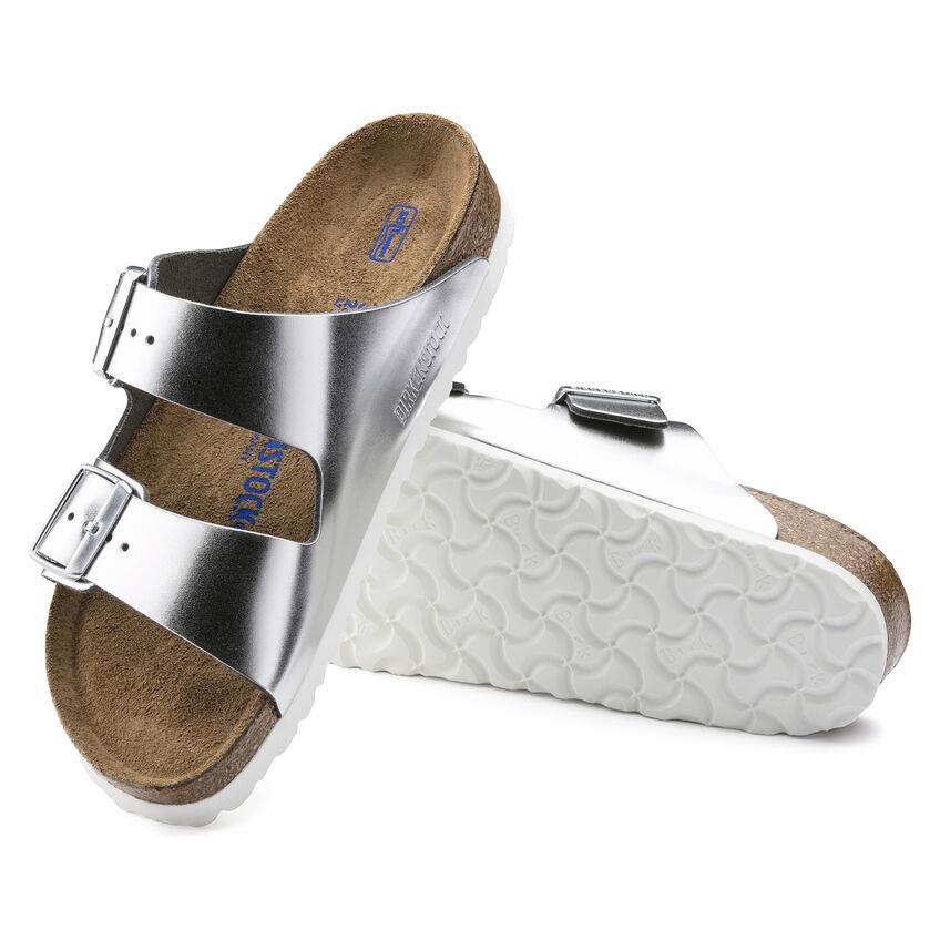 BIRKENSTOCK- ARIZONA SOFT FOOTBED LEATHER SANDAL