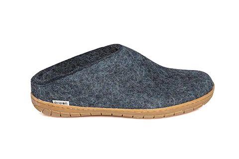 GLERUPS MEN'S RUBBER SOLE SLIP-ON SHOES