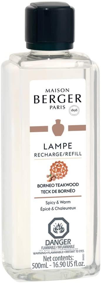 LAMPE BERGER - BORNEO TEAK WOOD LAMPE FUEL REFILL 500ML