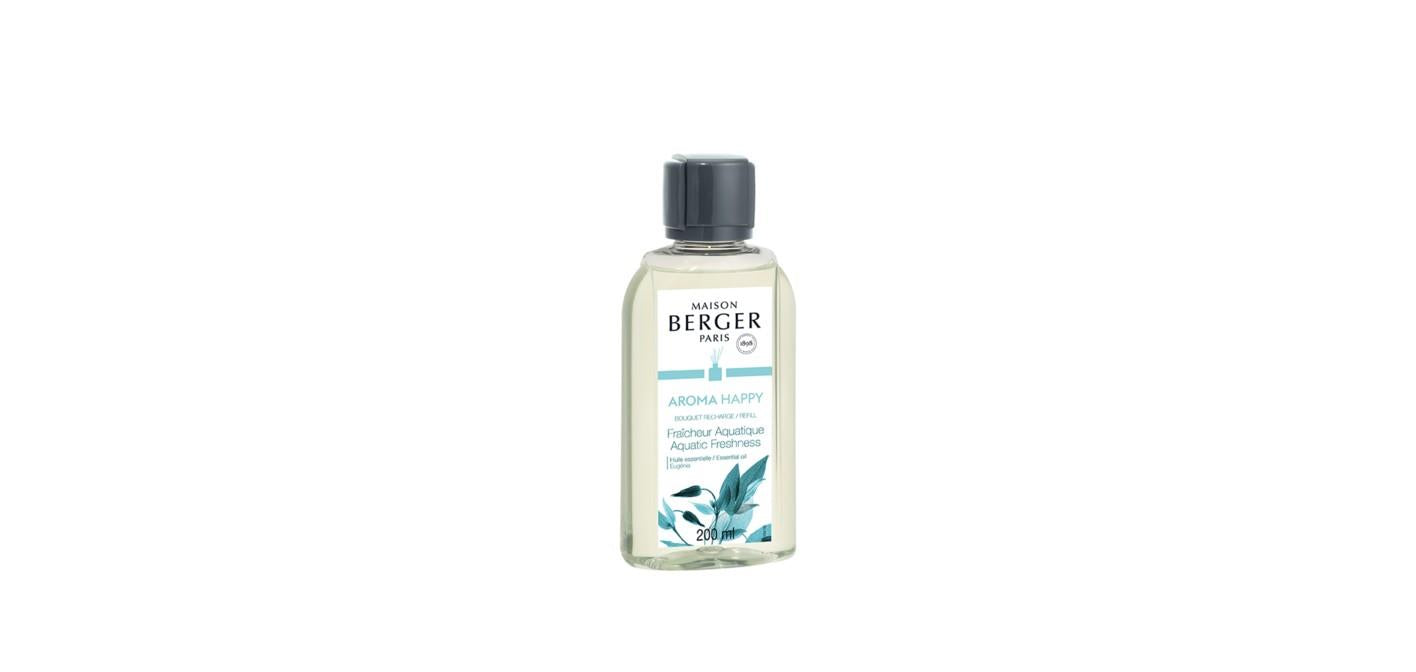 LAMPE BERGER- PARFUM HAPPY AQUATIC FRESHNESS FUEL REFILL