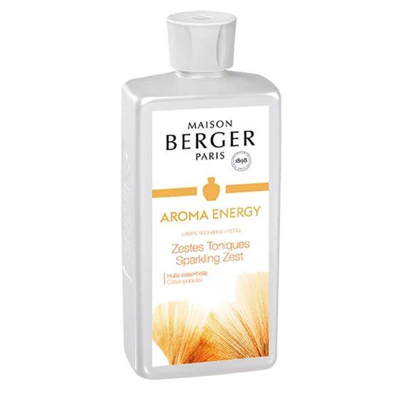 LAMPE BERGER- AROMA ANERGY LAMPE FRAGRANCE- SPARKLING ZEST 500ML