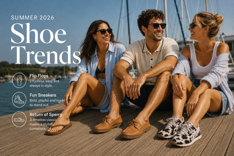 Summer 2026 Shoe Trends: Flip-Flops, Fun Sneakers & the Return of Sperrys