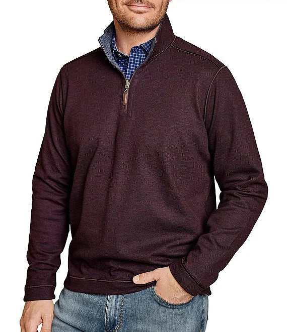JOHNSTON & MURPHY - ICON REVERSIBLE QUARTER-ZIP