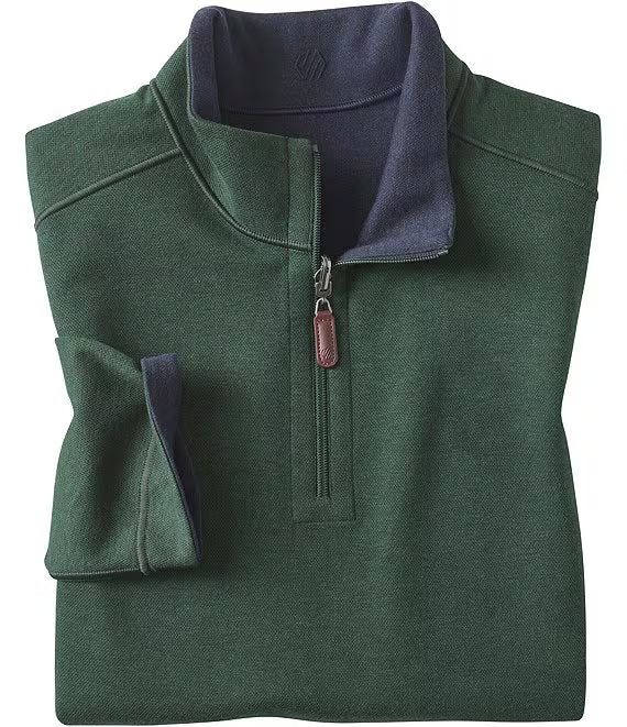 JOHNSTON & MURPHY - ICON REVERSIBLE QUARTER-ZIP