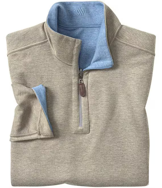 JOHNSTON & MURPHY - ICON REVERSIBLE QUARTER-ZIP