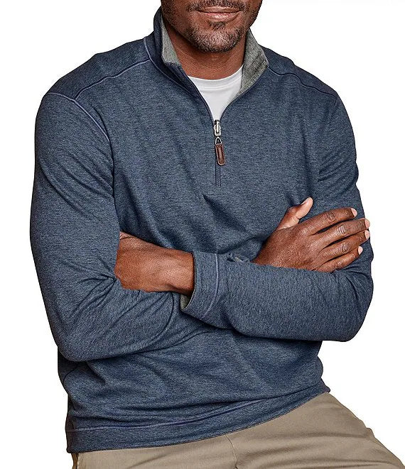 JOHNSTON & MURPHY - ICON REVERSIBLE QUARTER-ZIP