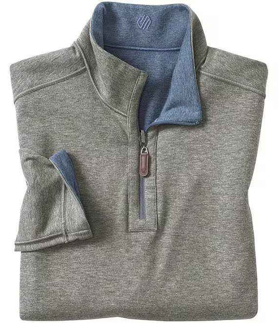 JOHNSTON & MURPHY - ICON REVERSIBLE QUARTER-ZIP