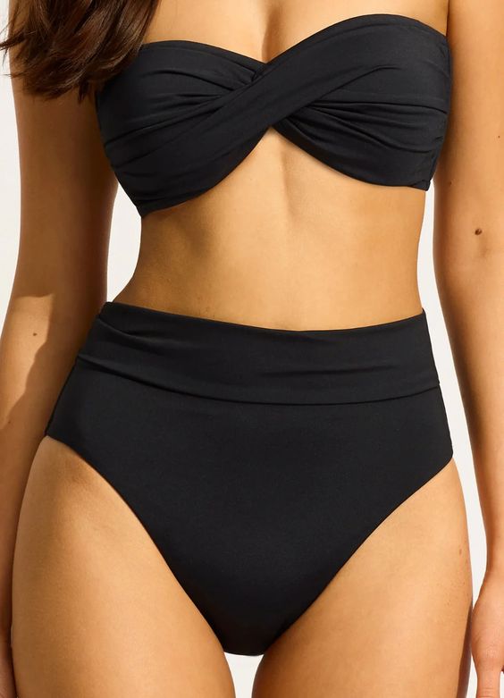 SEAFOLLY- WOMEN'S TWIST BANDEAU SWIM TOP