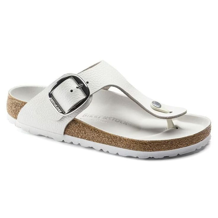 BIRKENSTOCK- GIZEH BIG BUCKLE LEATHER SANDAL