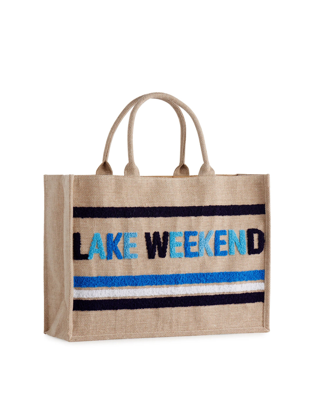 SHIRALEAH - LAKE WEKEEND BEACH BAG,NATURAL