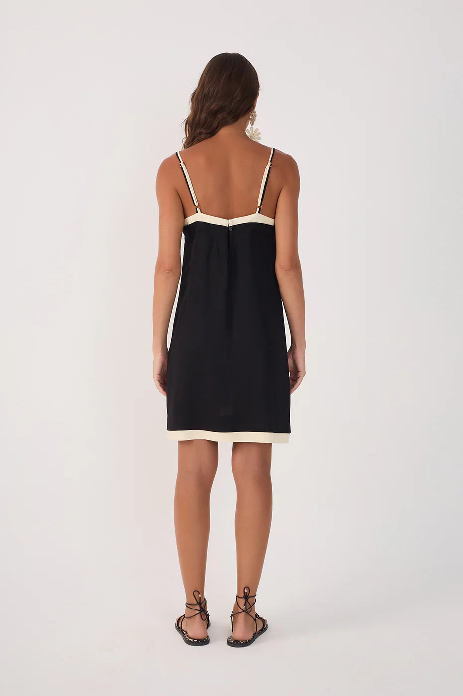 DRESS TO - WOMEN'S CONTRAST LAYERED MINI DRESS