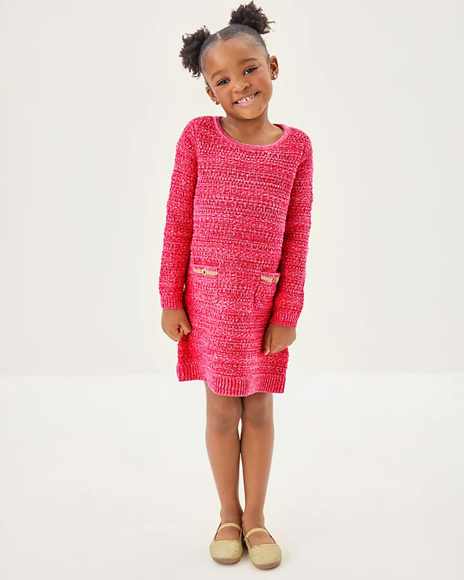 LILLY PULITZER - GIRLS LOLO SWEATER DRESS