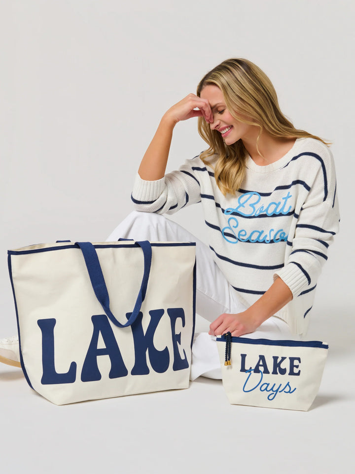 SHIRALEAH - "LAKE DAYS" ZIP POUCH