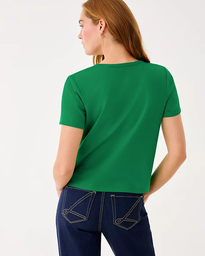 LILLY PULITZER - WOMEN'S CLAIRMONT RHINESTONE TOP