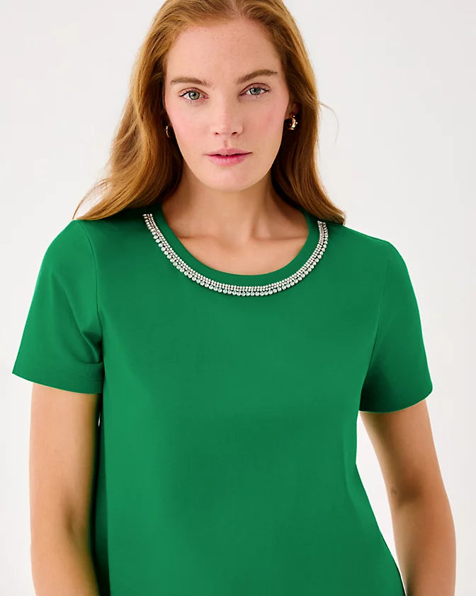 LILLY PULITZER - WOMEN'S CLAIRMONT RHINESTONE TOP