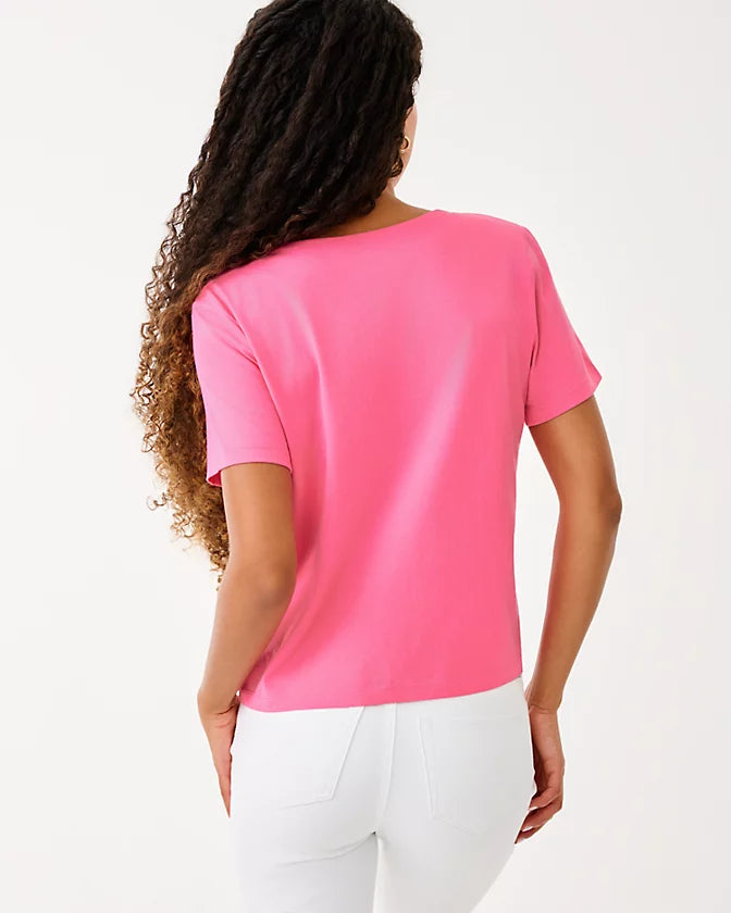 LILLY PULITZER - WOMEN'S CLAIRMONT RHINESTONE TOP