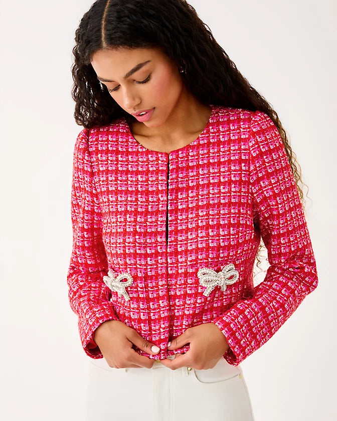 LILLY PULITZER - WOMEN'S KIMIA BOUCLE JACKET