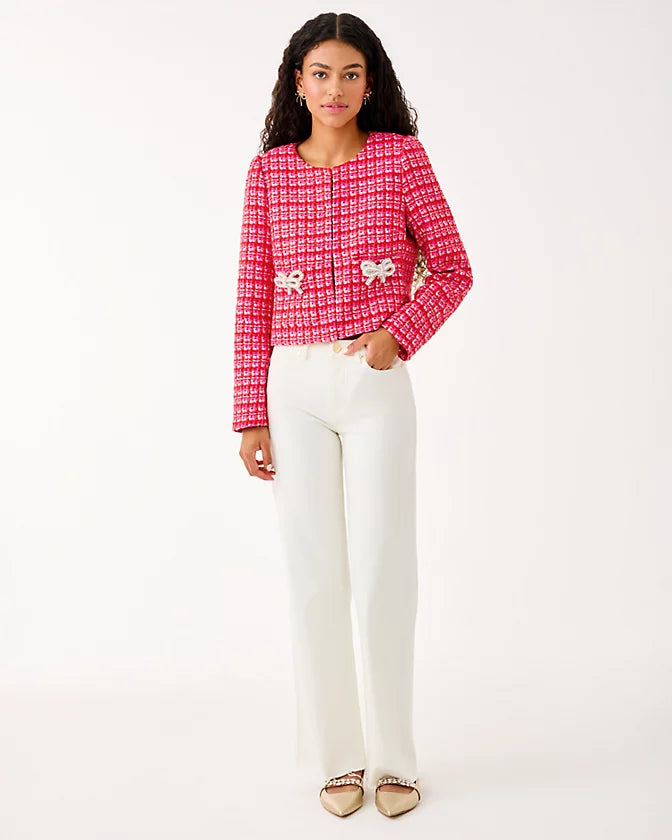 LILLY PULITZER - WOMEN'S KIMIA BOUCLE JACKET