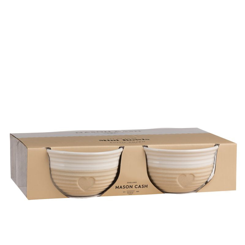 MASON CASH -RUSTIC MINI BOWLS S/4
