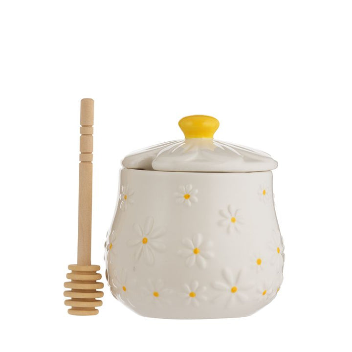 PRICE & KENSINGTON - DAISY HONEY POT & DRIZZLER
