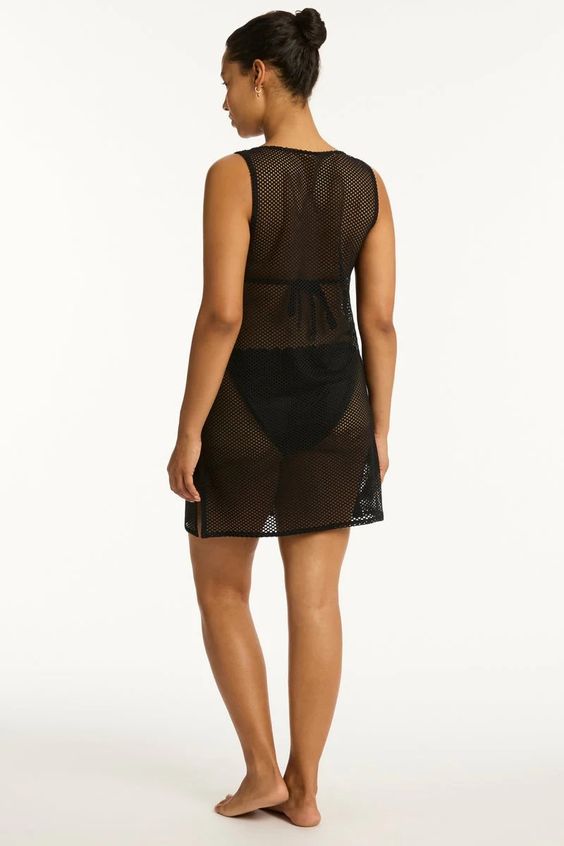 SEA LEVEL- WOMEN'S SURF MESH COVER UP