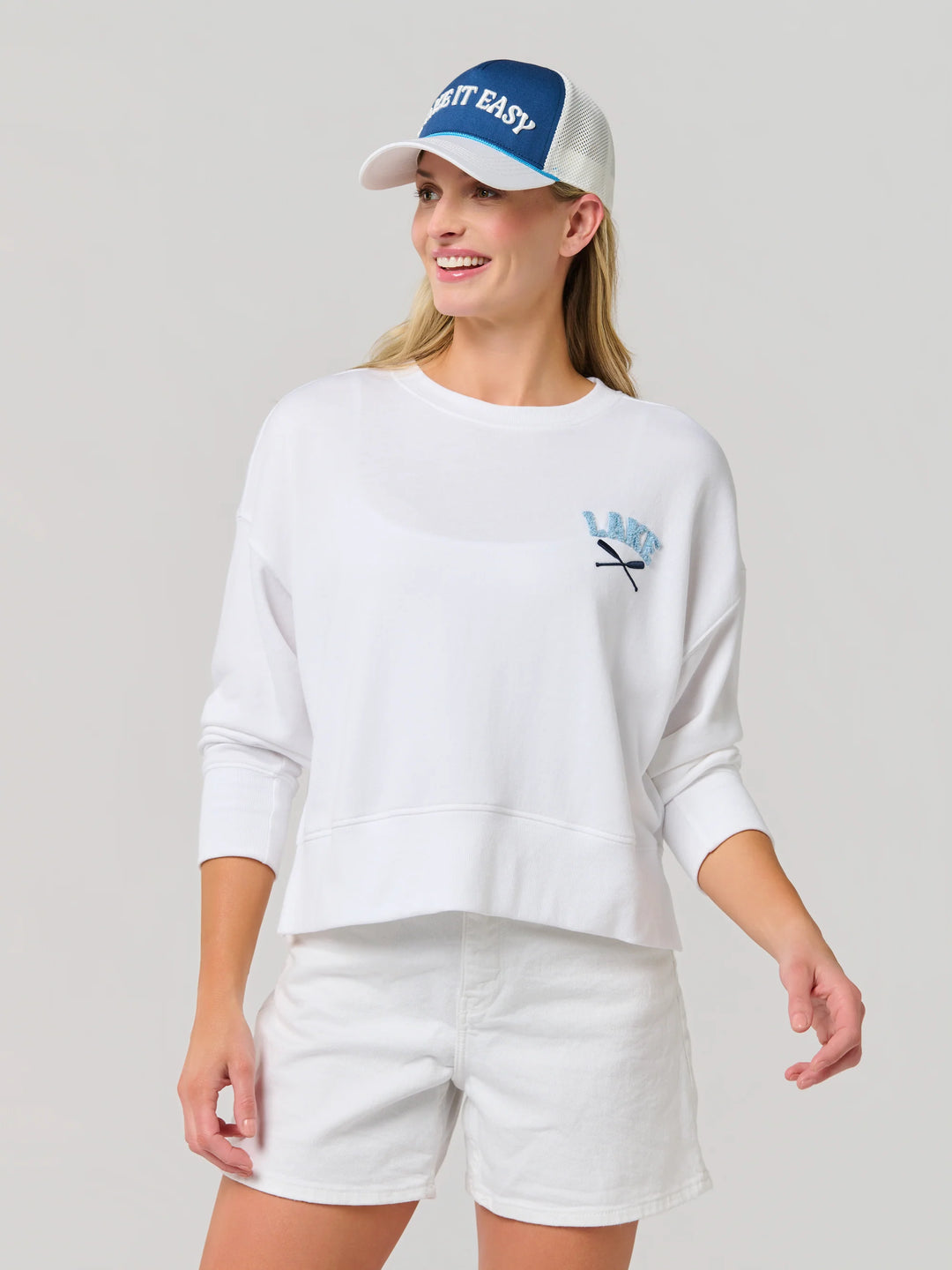 SHIRALEAH - BOAT DAYS, SUNRAYS SWEATER