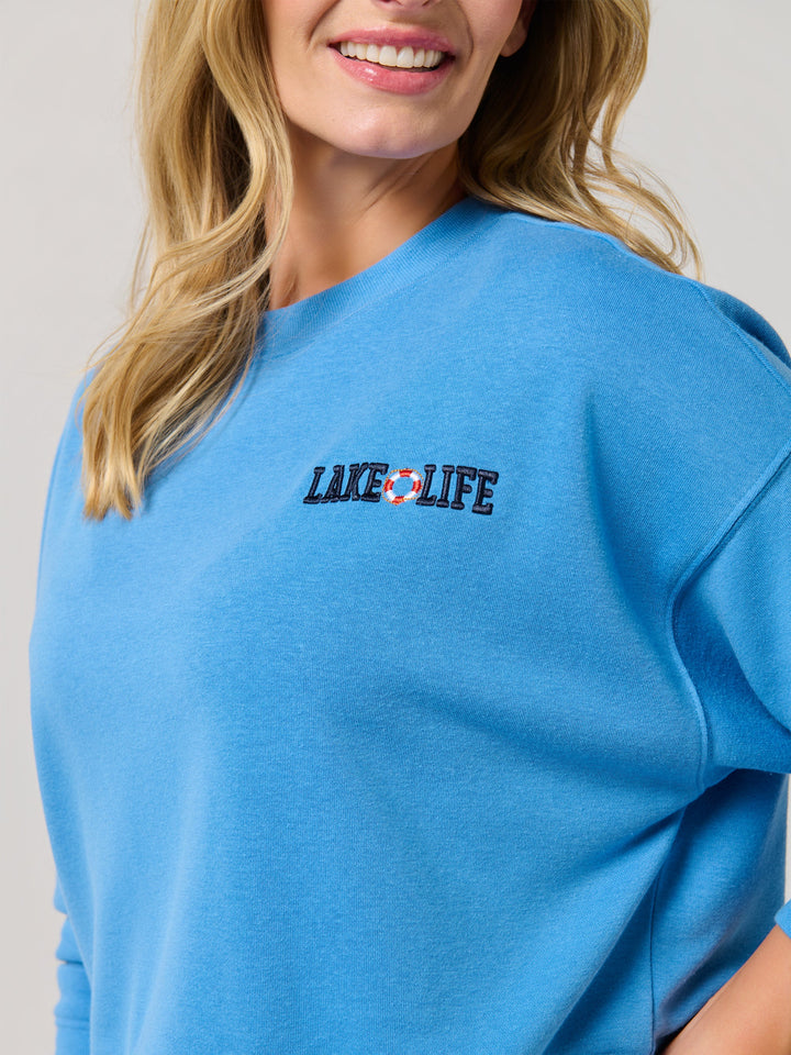 SHIRALEAH - BOAT DOCKS AND FLIP FLOPS SWEATER