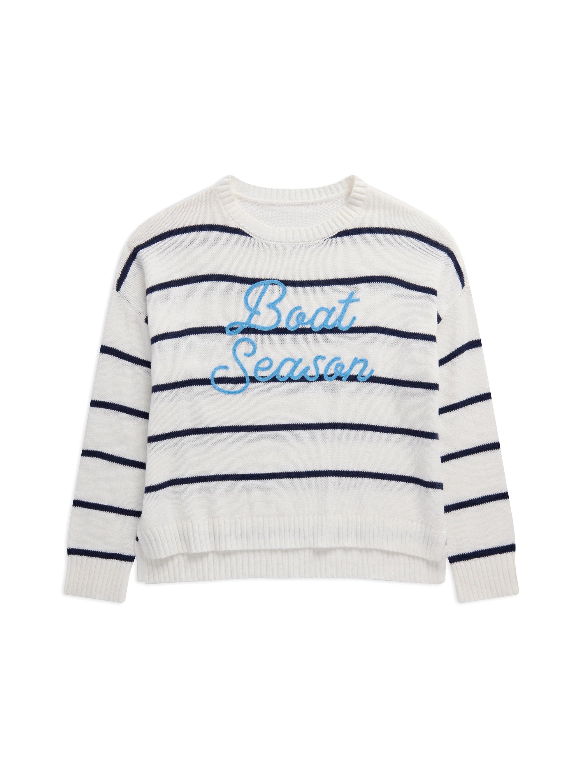 SHIRALEAH - BOAT SEASON RELAXED FIT SWEATER