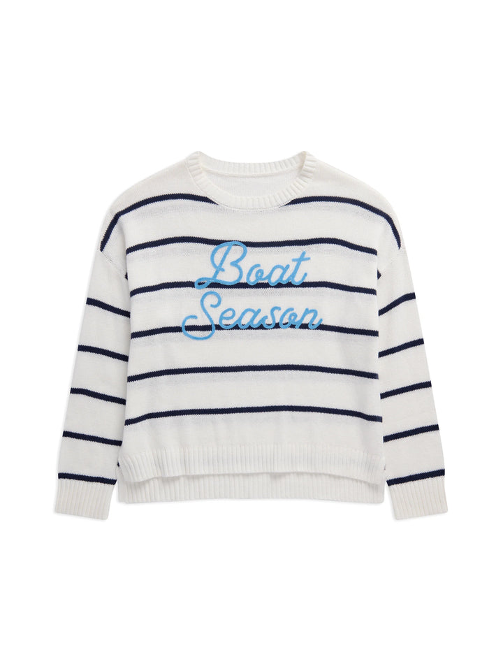 SHIRALEAH - BOAT SEASON RELAXED FIT SWEATER