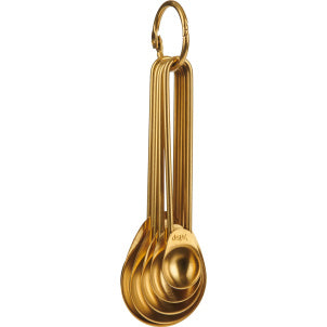 TRUDEAU -   ST/5 SS MEASURING SPOONS GOLD