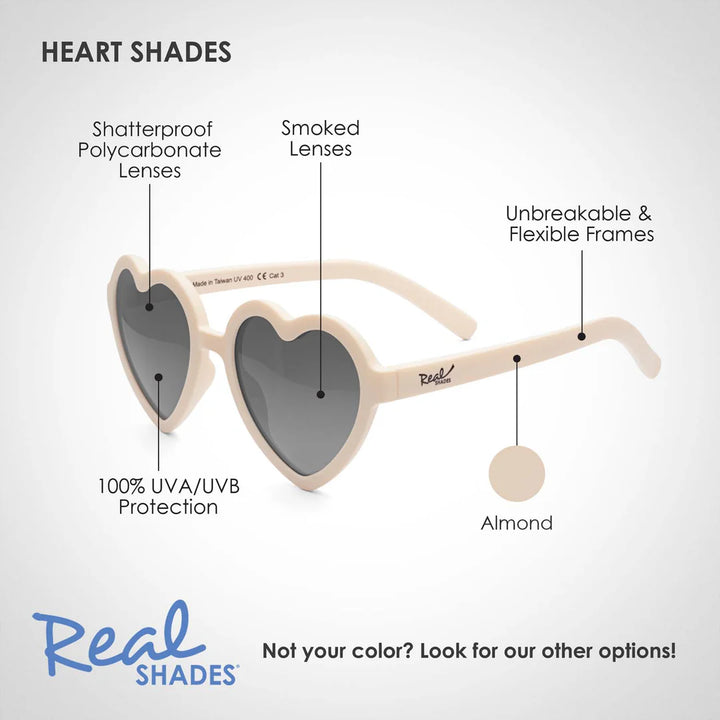 REAL SHADES - KIDS SUNGLASSES - HEART