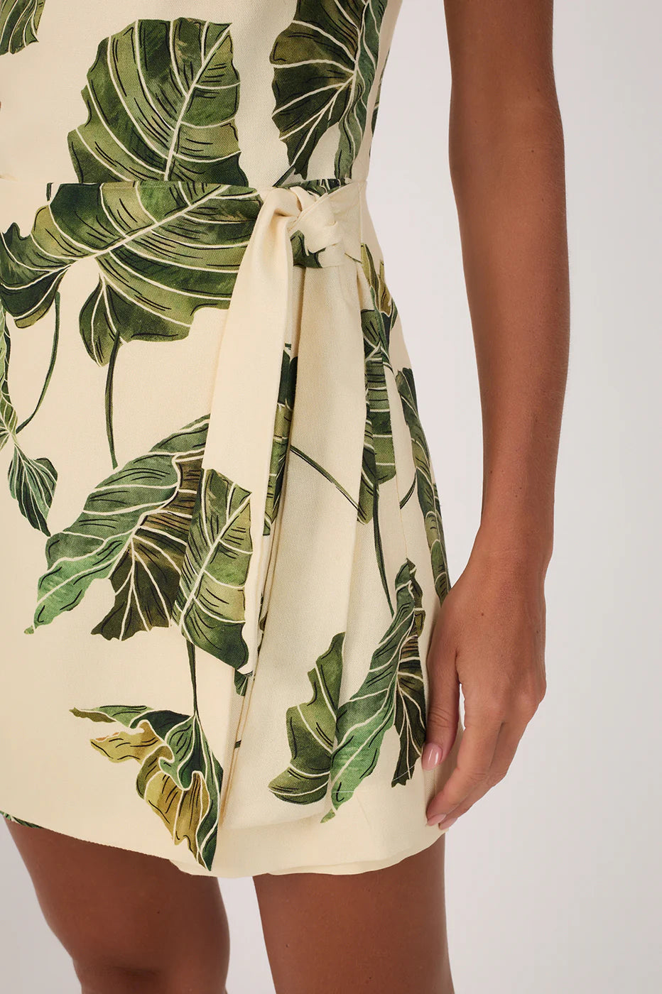 DRESS TO - WOMEN'S LEAF PRINT ROMPER