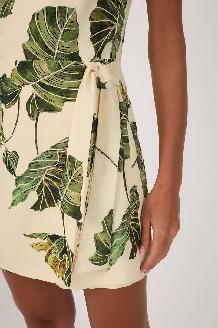 DRESS TO - WOMEN'S LEAF PRINT ROMPER