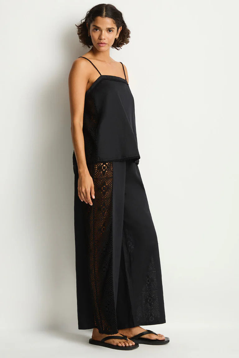 SEA LEVEL - SHORE LINEN PANELLED SHIFT
CAMI TOP