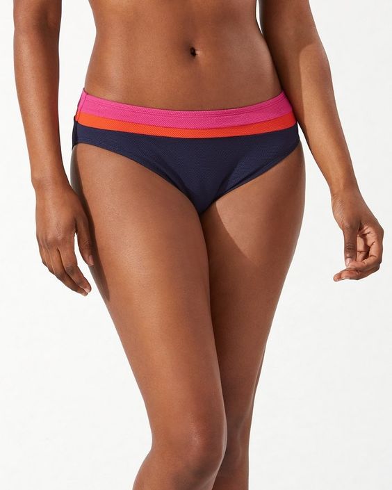 TOMMY BAHAMA- WOMENS COLOURBLOCK SWIM BOTTOM