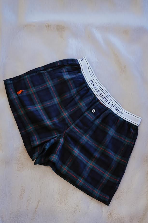 RALPH LAUREN - WOMEN'S BOXER PAJAMA SHORT