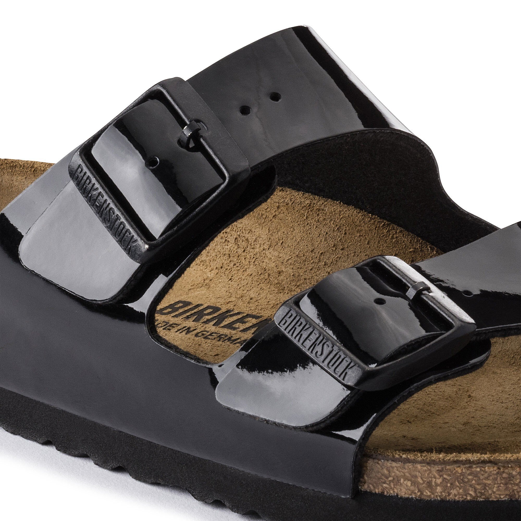 BIRKENTOCK- WOMEN'S ARIZONA BIRKO-FLOR PATENT SANDAL