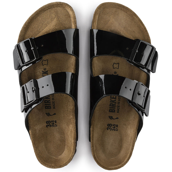 BIRKENTOCK- WOMEN'S ARIZONA BIRKO-FLOR PATENT SANDAL