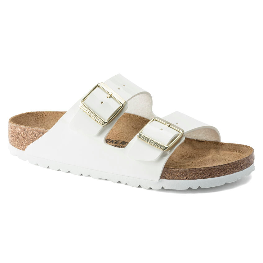 BIRKENSTOCK- WOMEN'S ARIZONA BIRKO-FLOR PATENT SANDAL